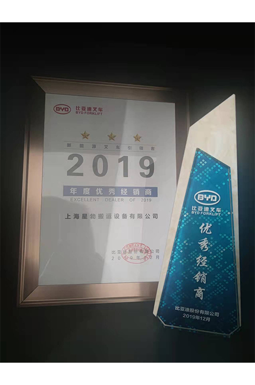 金华市比亚迪2019优秀经销商